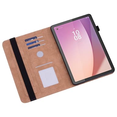 Til Lenovo Tab M9 Sammenleggbart Veske - Svart