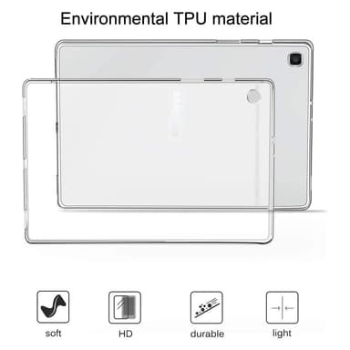 Samsung Galaxy Tab A7 10.4 TPU Deksel - Gjennomsiktig