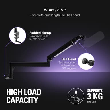 Elgato Wave Pro mikrofonarm