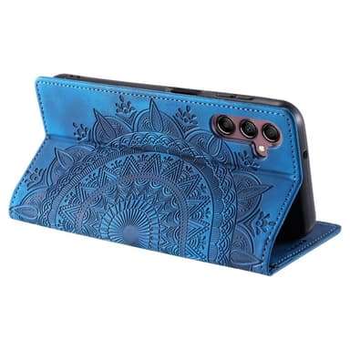 For Samsung Galaxy S25 Lommebok Deksel Shell Mandala Blomstermønster