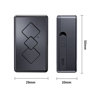 Global GPS Tracker Anti Lost 3D Street View Locator med intelligente varsler