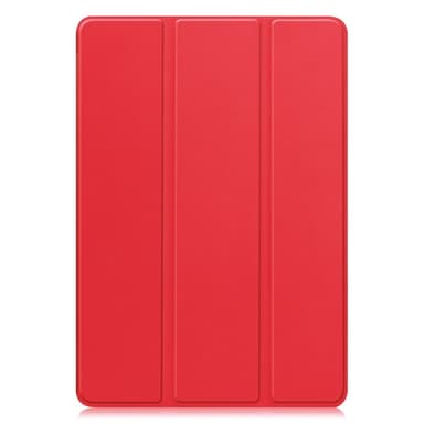 For Lenovo Idea Tab Pro Case Tri-Fold stativdeksel med penneholder - Rød