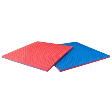Tatami matte 100 x 100 x 3cm (1-3stk) - 1 stk - Blå rød