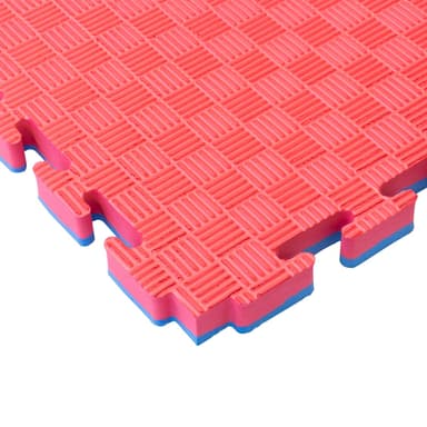 Tatami matte 100 x 100 x 3cm (1-3stk) - 1 stk - Blå rød