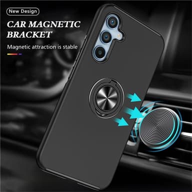 Samsung Galaxy S25 / S24 Hybrid Deksel Med Fingerring
