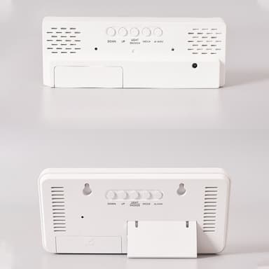 LED Klokke Elektronisk Digital Vekkerklokke Fargerik 12/24H - Style D