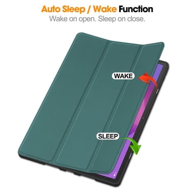 For Lenovo Idea Tab Pro Case Tri-Fold stativdeksel med penneholder