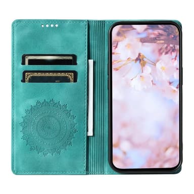 For Samsung Galaxy S25 Lommebok Deksel Shell Mandala Blomstermønster