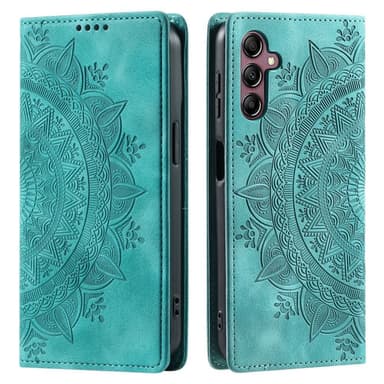 For Samsung Galaxy S25 Lommebok Deksel Shell Mandala Blomstermønster