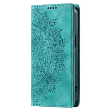 For Samsung Galaxy S25 Lommebok Deksel Shell Mandala Blomstermønster