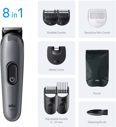 Braun All-in-One Series 3 kroppstrimmer AIO3540