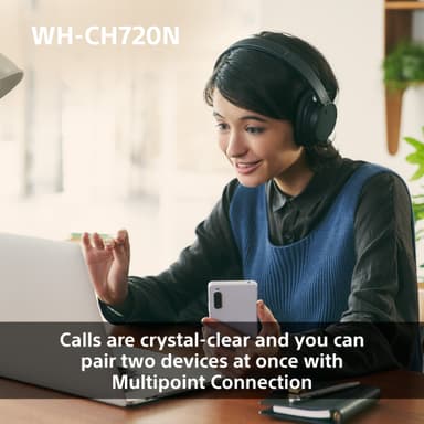 Sony WH-CH720N trådløse around-ear hodetelefoner (blå)