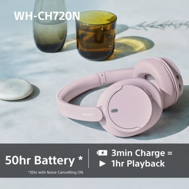 Sony WH-CH720N trådløse around-ear hodetelefoner (blå)