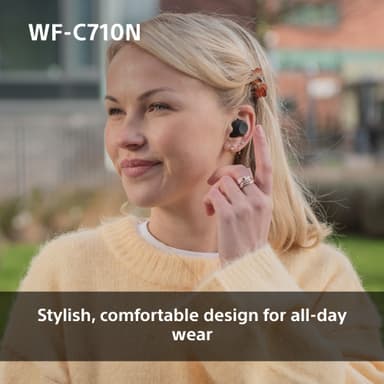 Sony WF-C710N helt trådløse in-ear hodetelefoner (sort)