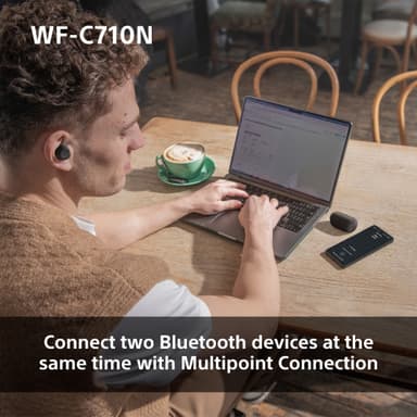 Sony WF-C710N helt trådløse in-ear hodetelefoner (sort)