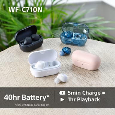 Sony WF-C710N helt trådløse in-ear hodetelefoner (sort)
