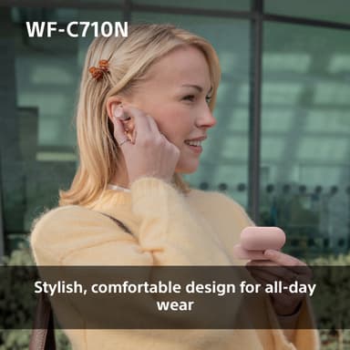 Sony WF-C710N helt trådløse in-ear hodetelefoner (rosa)