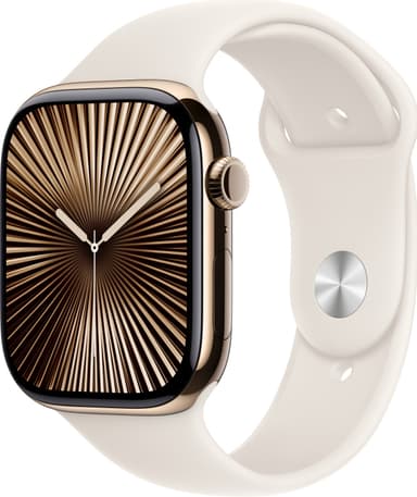 Apple 46mm Sport Band M/L (hvit)