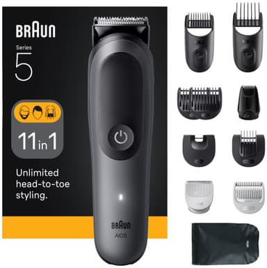 Braun All-in-One Series 5 kroppstrimmer AIO5560 (grå)