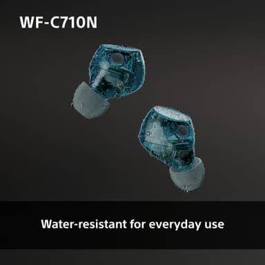Sony WF-C710N helt trådløse in-ear hodetelefoner (glassblå)
