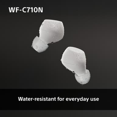 Sony WF-C710N helt trådløse in-ear hodetelefoner (hvit)