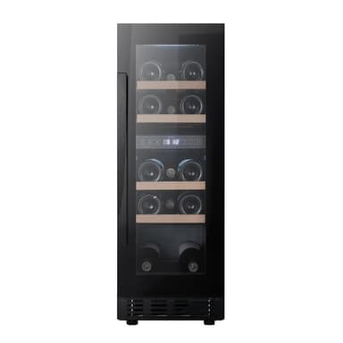 Innbyggbart vinskap - Arctic Collection 30D Fullglass Black