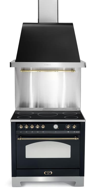 Lofra - Dolce Vita 90 cm (1 ovn) (Svart/Messing) Induksjon