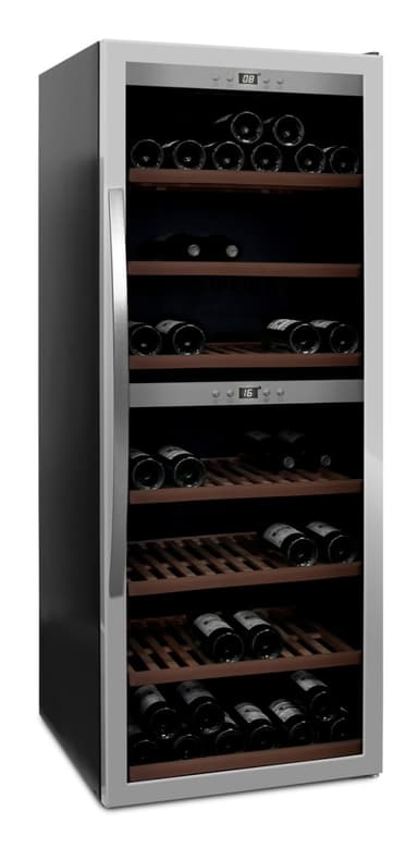 Frittstående vinskap - WineExpert 126 Stainless