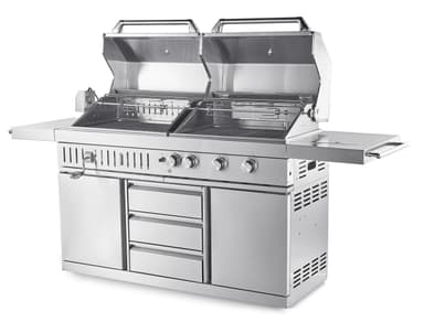 Myoutdoorkitchen - Frittstående Gass- og kullgrill