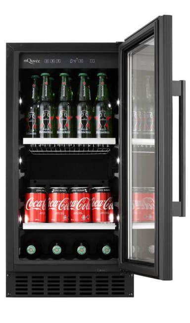 Innbyggbart ølskap / drikkekjøler rustfri - BeerServer 40 Anthracite Black