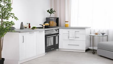 Lofra Komfyr - Venezia 90 cm (2 ovner) (Svart) Induksjon