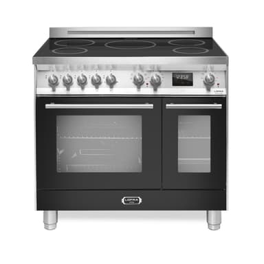 Lofra Komfyr - Venezia 90 cm (2 ovner) (Svart) Induksjon