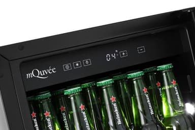 Innbyggbart ølskap / drikkekjøler rustfri - BeerServer 40 Anthracite Black