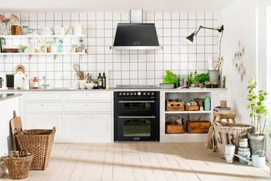 Lofra Komfyr - Dolce Vita 70 cm (2 ovner) (Svart/Krom) Induksjon