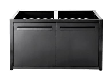 Nordic Line Svart - Utekjøkken Grunnmodul med dør 120 cm (2 moduler)