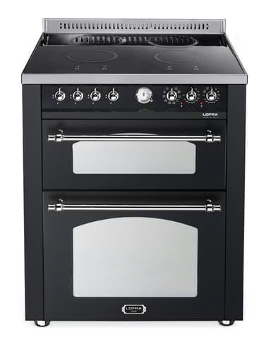 Lofra Komfyr - Dolce Vita 70 cm (2 ovner) (Svart/Krom) Induksjon