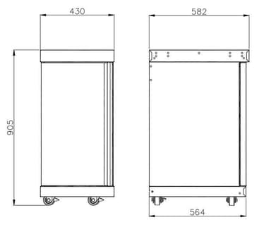 Myoutdoorkitchen - Stainless Collection - Oppbevaringsskap