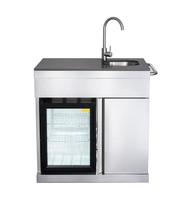 Frittstående utekjøkken - Compact  - Stainless