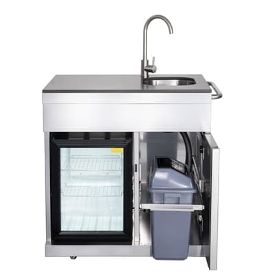 Frittstående utekjøkken - Compact  - Stainless