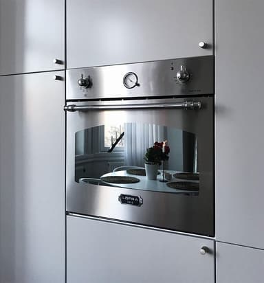 Innbyggbar ovn Dolce Vita 60 cm (Rustfritt stål/Messing)
