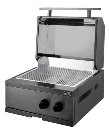 Nordic Line Svart - Utekjøkken Integrerbar gassgrill (2 brennere)
