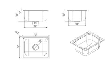 Myoutdoorkitchen - Built-in - Innbyggbar vask