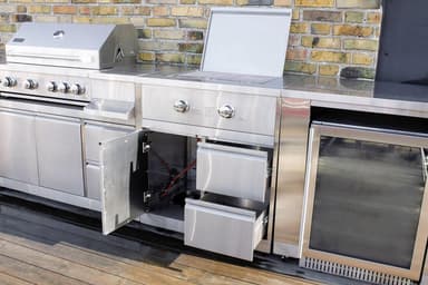 Myoutdoorkitchen - Inox Range - Modul med sidebrenner