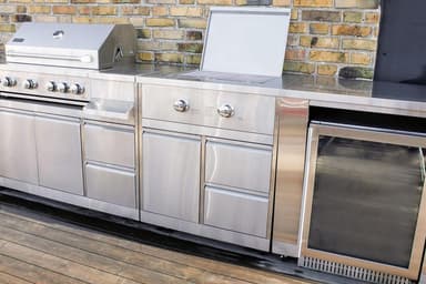 Myoutdoorkitchen - Inox Range - Modul med sidebrenner