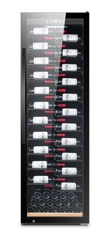 Frittstående vinskap - WineExpert 192 Fullglass Black Label-view