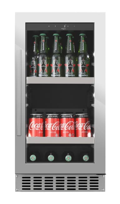 Innbyggbart ølskap / drikkekjøler rustfri - BeerServer 40 Stainless