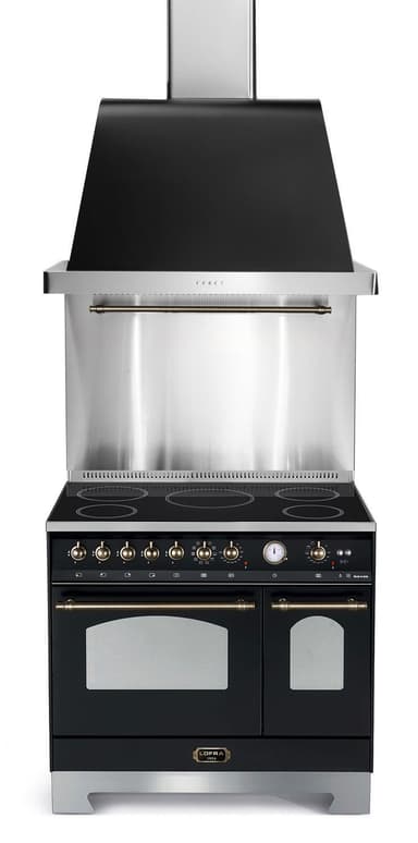 Lofra - Dolce Vita 90 cm (2 ovner) (Svart/Bronse) Induksjon