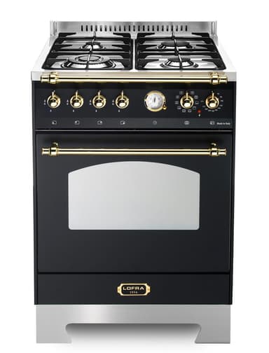 Lofra - Dolce Vita 60 cm (1 ovn) (Svart/Messing) Gass