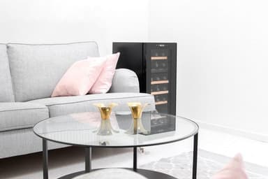 Frittstående vinskap - Northern Collection 18 Black