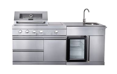 Frittstående utekjøkken - Compact  - Stainless